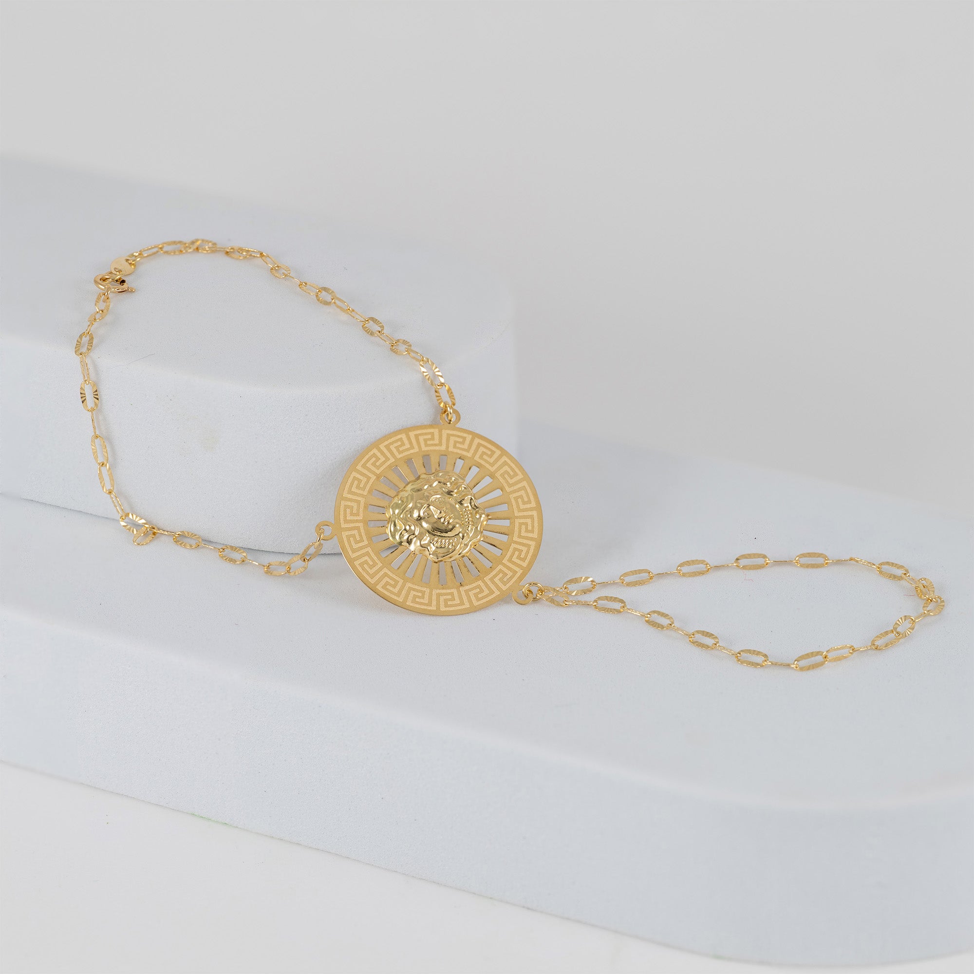 Pulsera pasamanos oro 18k 750