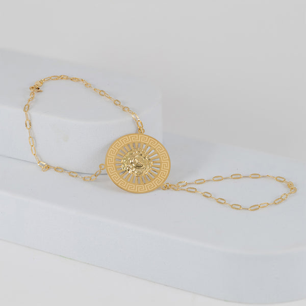 Pulsera pasamanos oro 18k 750