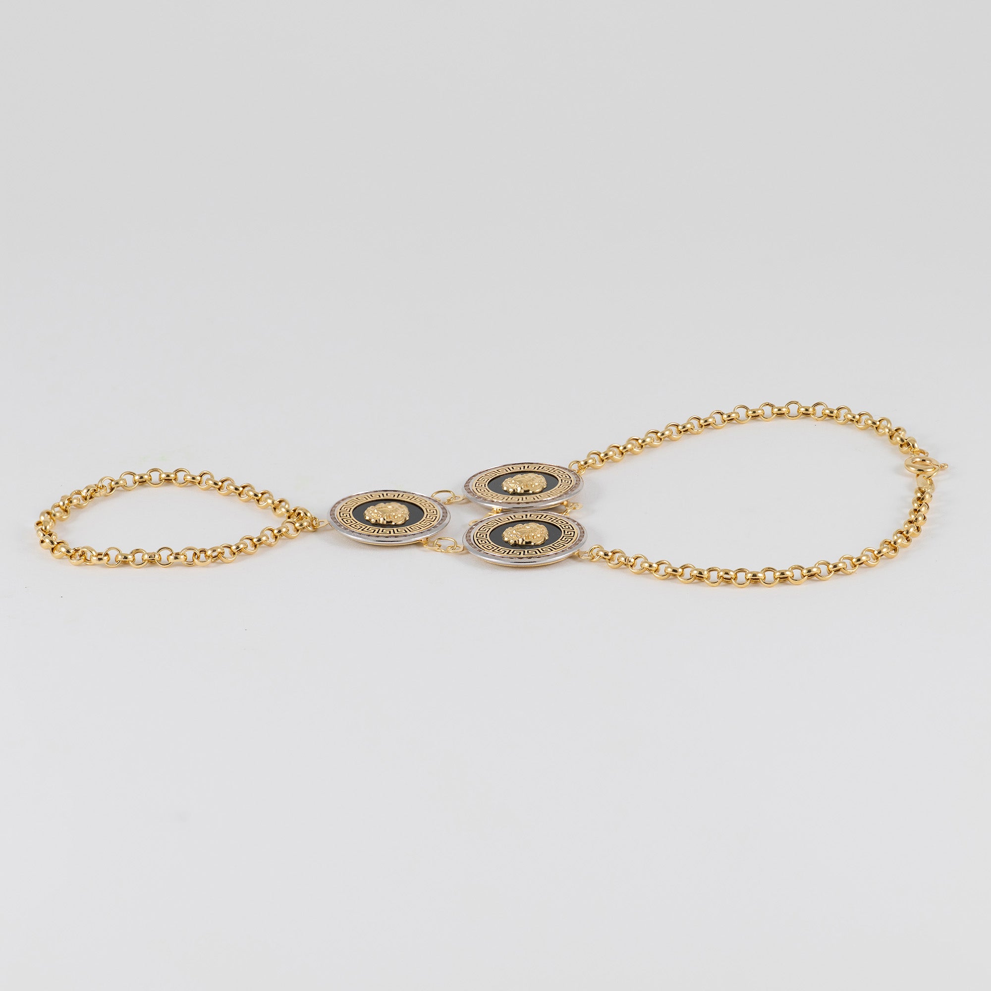 Pulsera pasamanos oro 18k 750