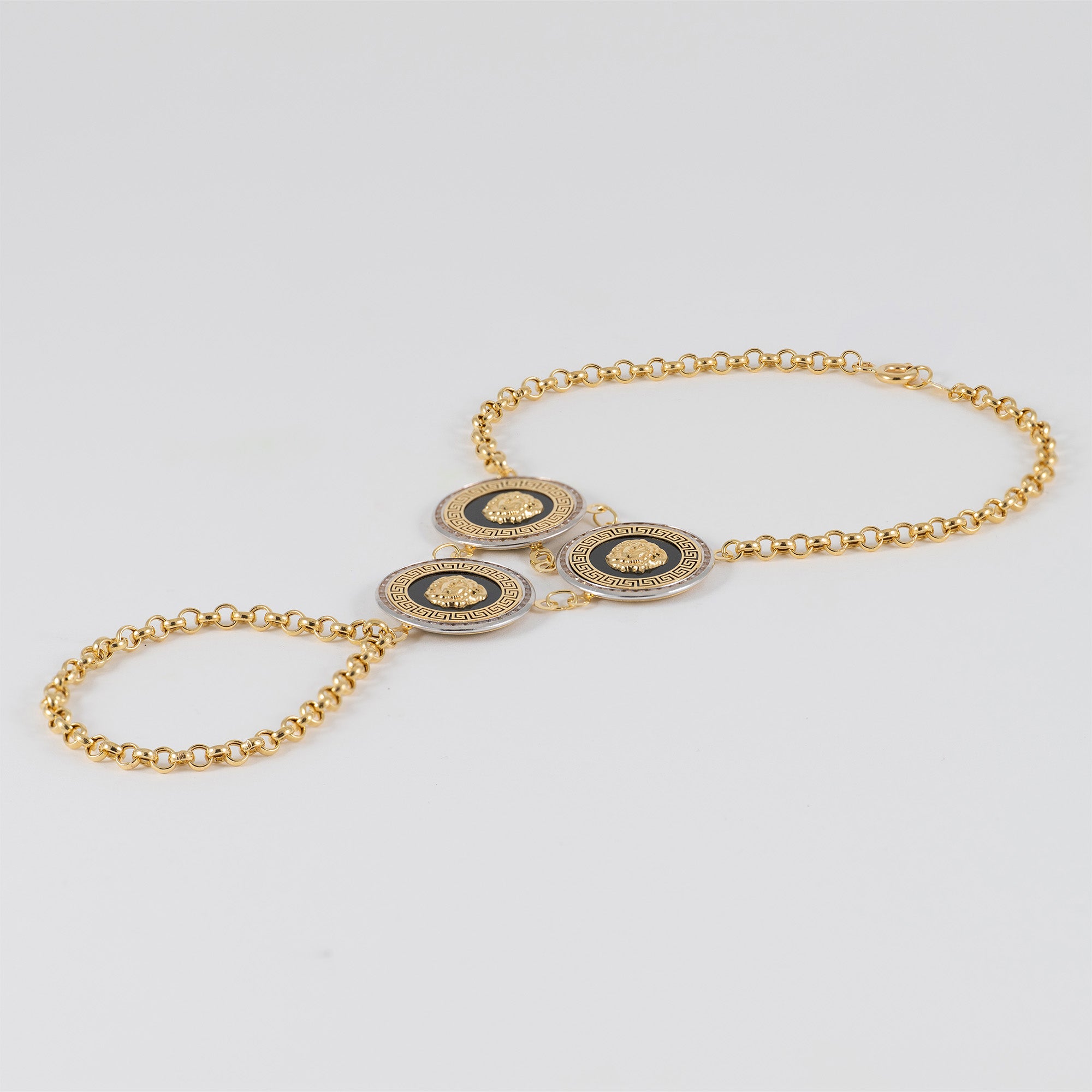 Pulsera pasamanos oro 18k 750