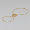 Pulsera pasamanos oro 18k 750