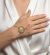 Pulsera pasamanos oro 18k 750