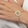 Pulsera pasamanos oro 18k 750