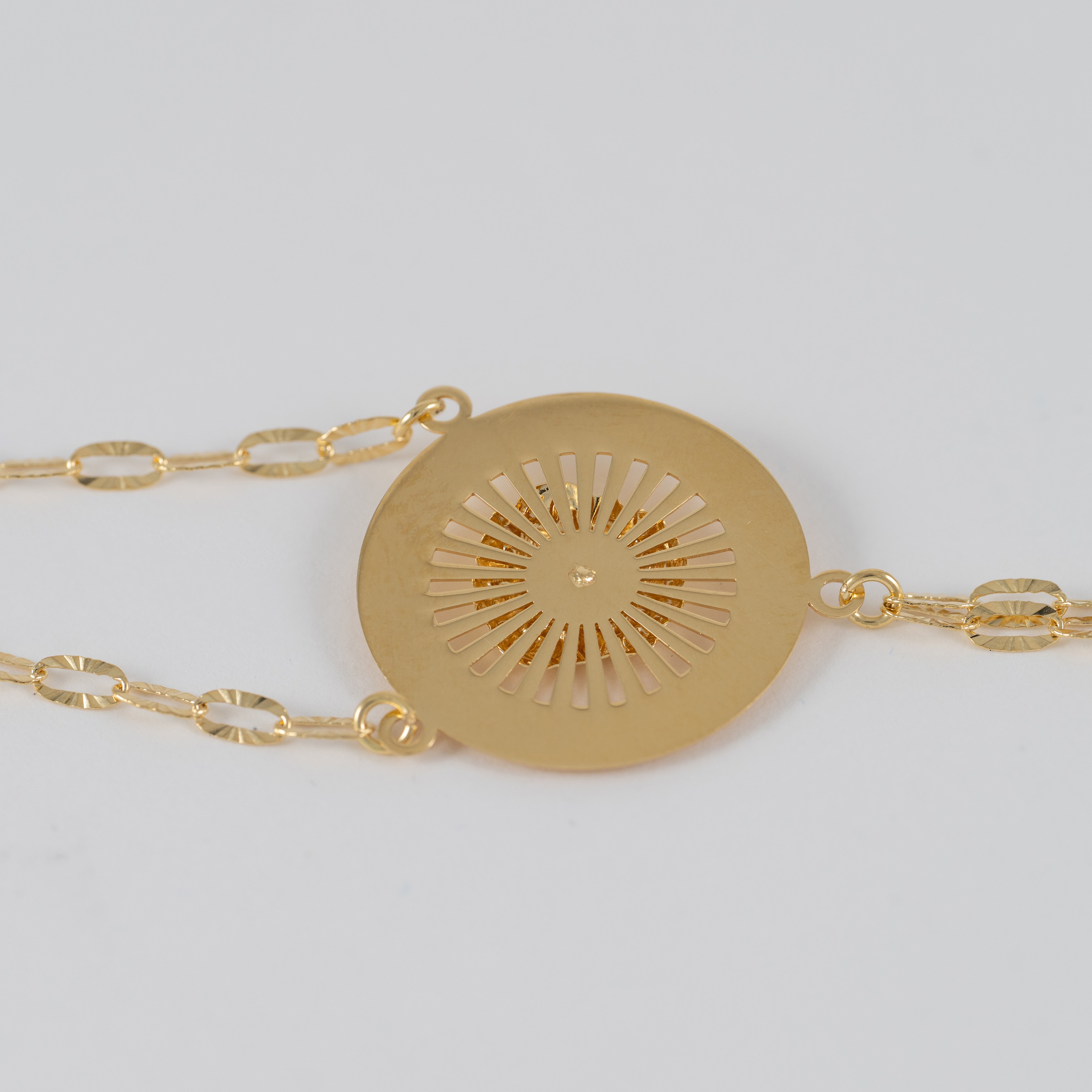 Pulsera pasamanos oro 18k 750
