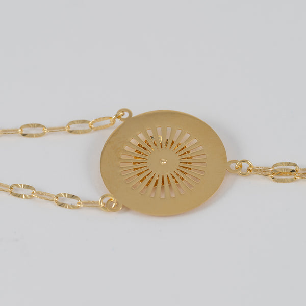 Pulsera pasamanos oro 18k 750