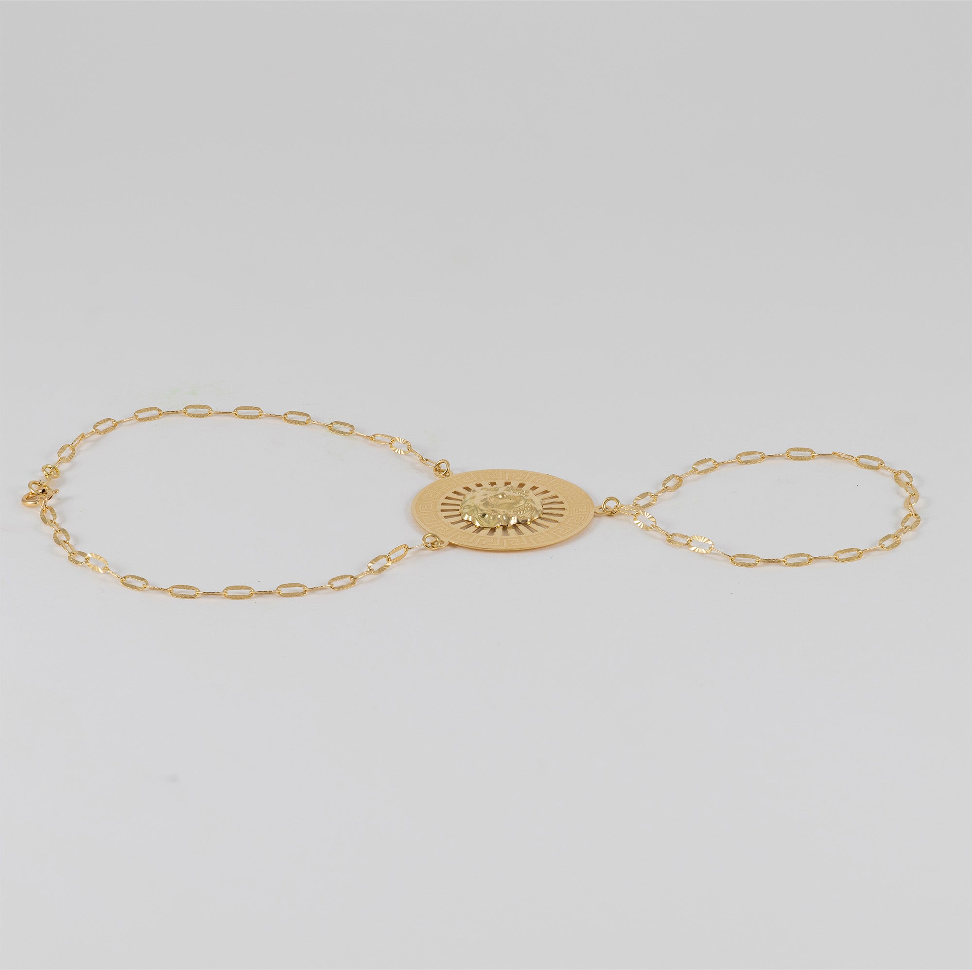 Pulsera pasamanos oro 18k 750