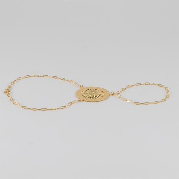 Pulsera pasamanos oro 18k 750