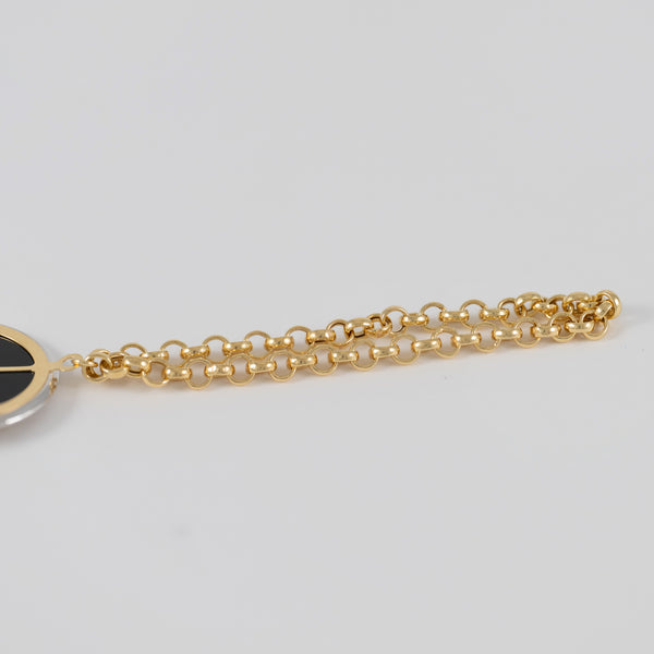Pulsera pasamanos oro 18k 750