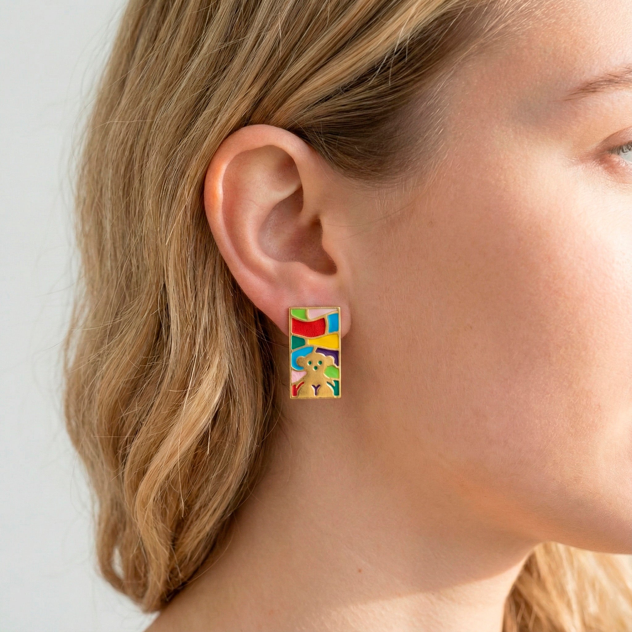 Pendientes Tous en oro amarillo 18k