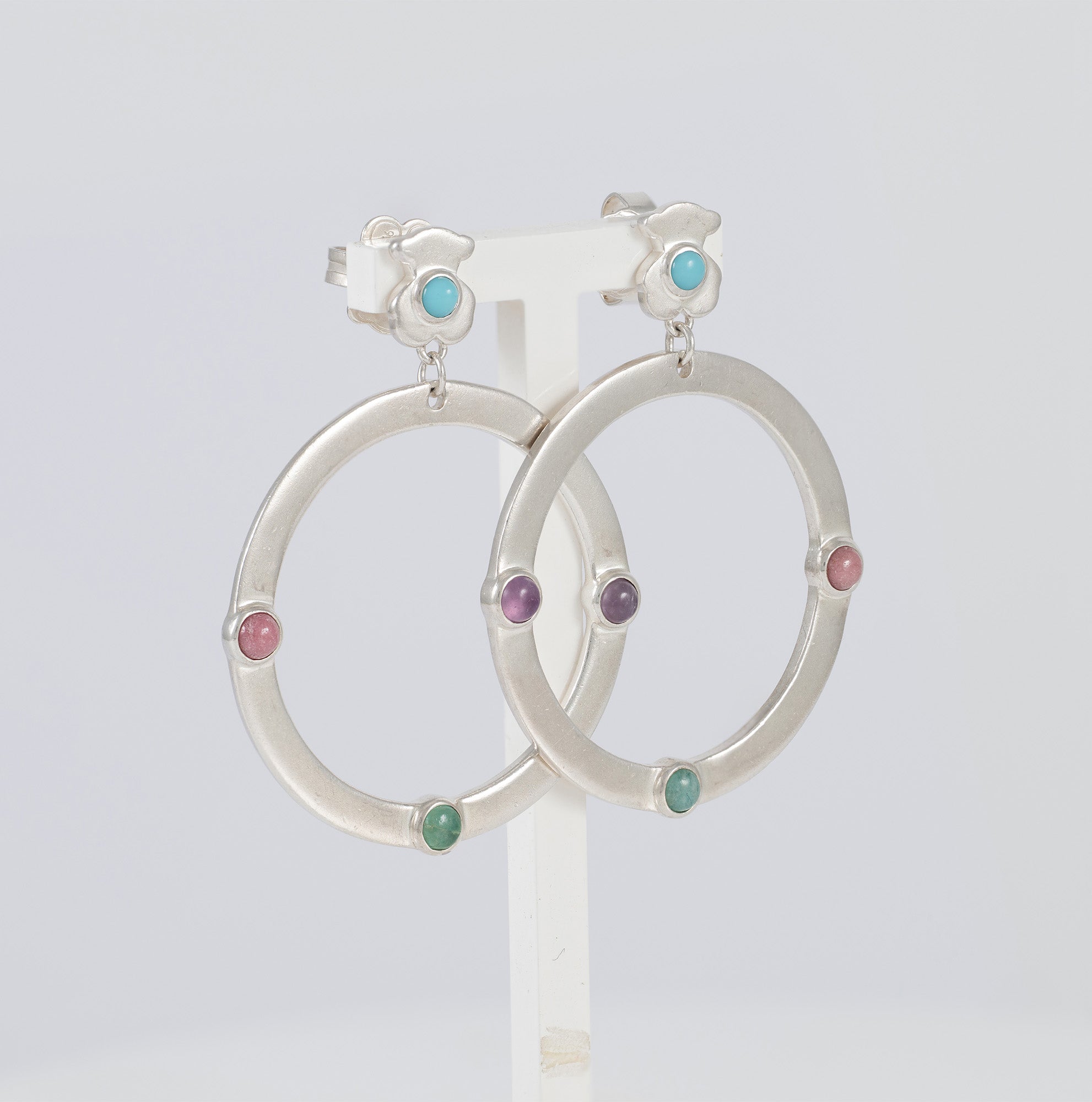 Pendientes Tous en plata 925 con gemas Super Power