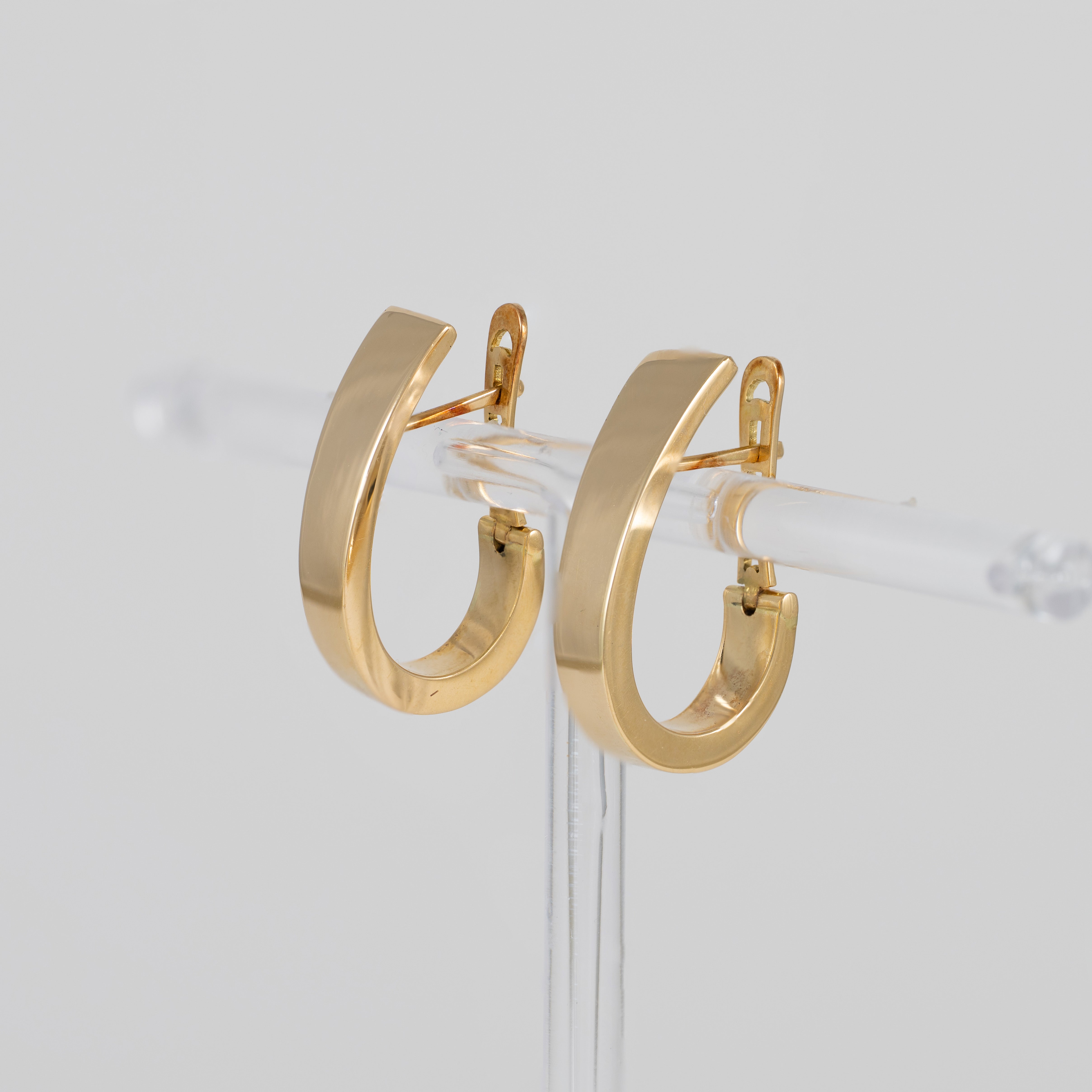 Pendientes de aro oro 18k 750