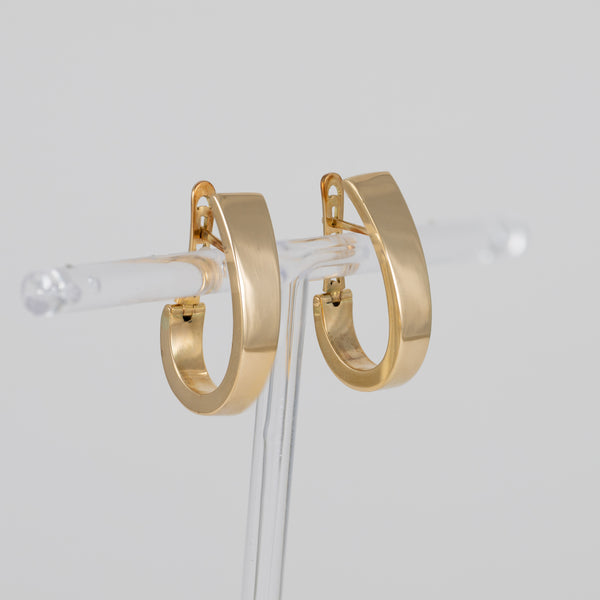 Pendientes de aro oro 18k 750