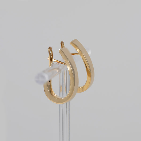 Pendientes de aro oro 18k 750
