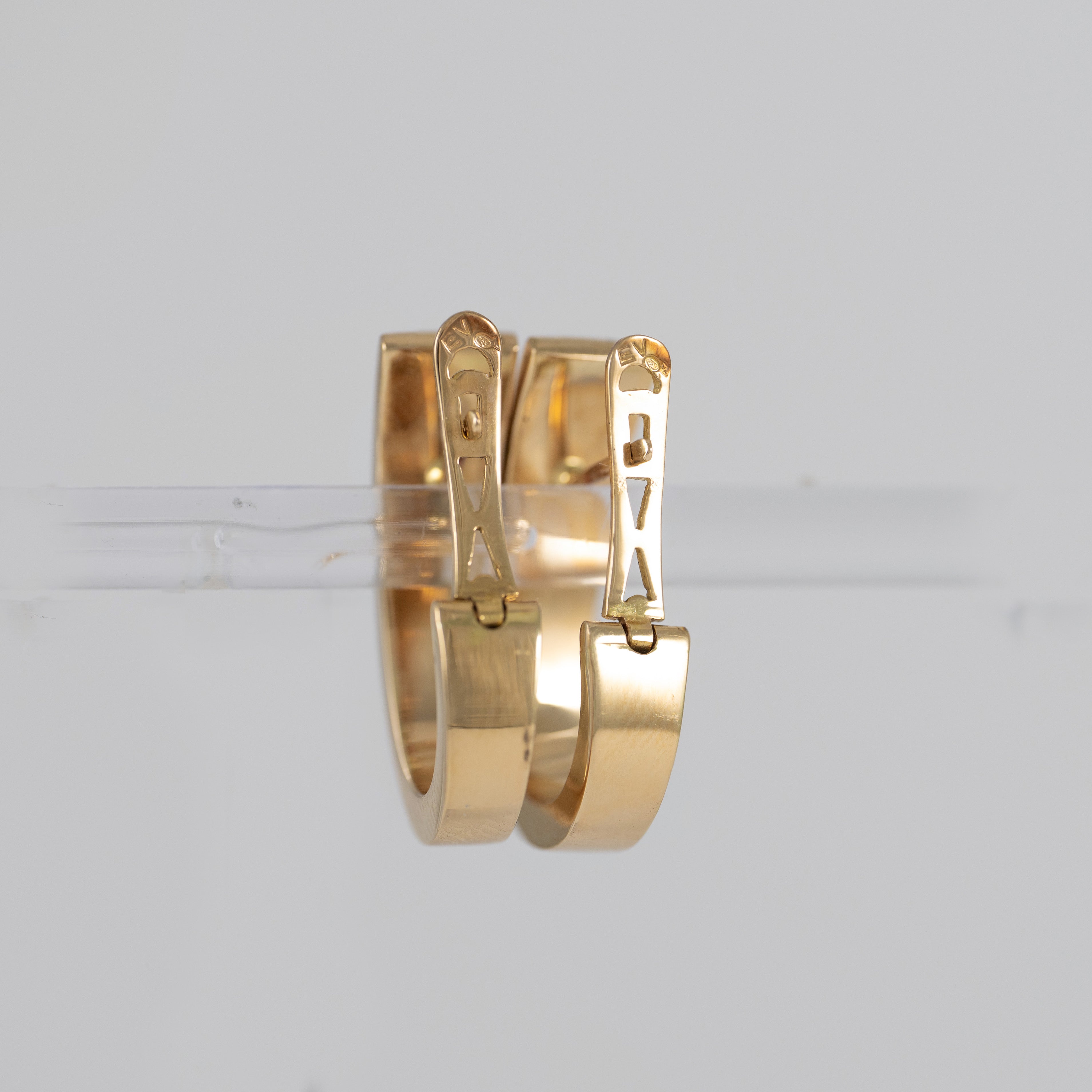 Pendientes de aro oro 18k 750