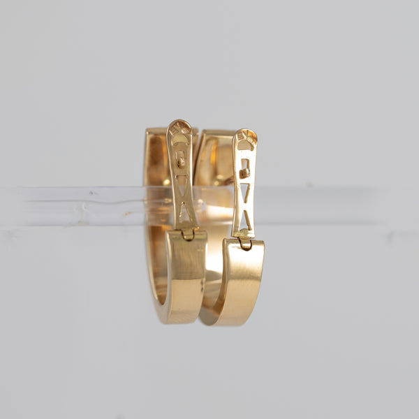 Pendientes de aro oro 18k 750
