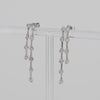 Pendientes en oro blanco 18k con diamantes