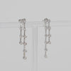 Pendientes en oro blanco 18k con diamantes