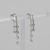 Pendientes en oro blanco 18k con diamantes