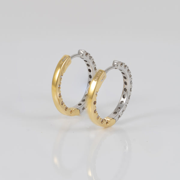 Pendientes Aro oro 18k 750