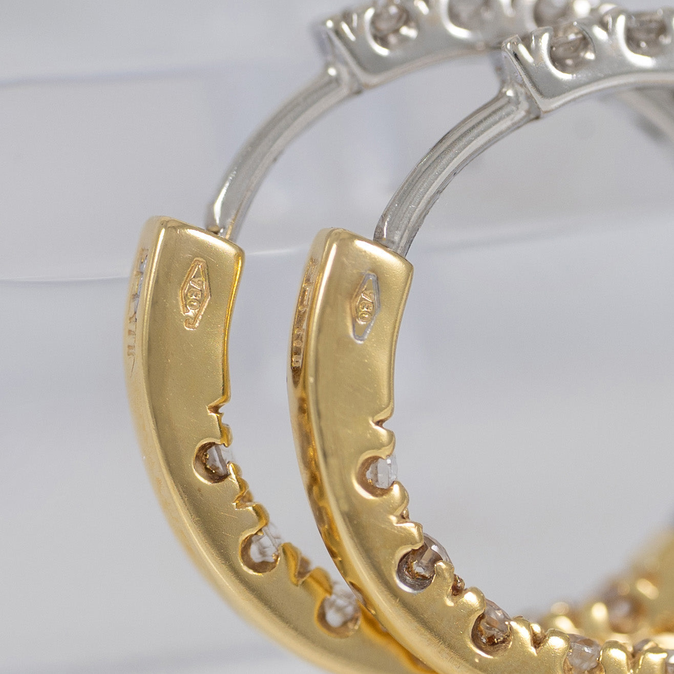 Pendientes Aro oro 18k 750