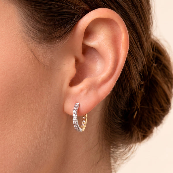 Pendientes Aro oro 18k 750