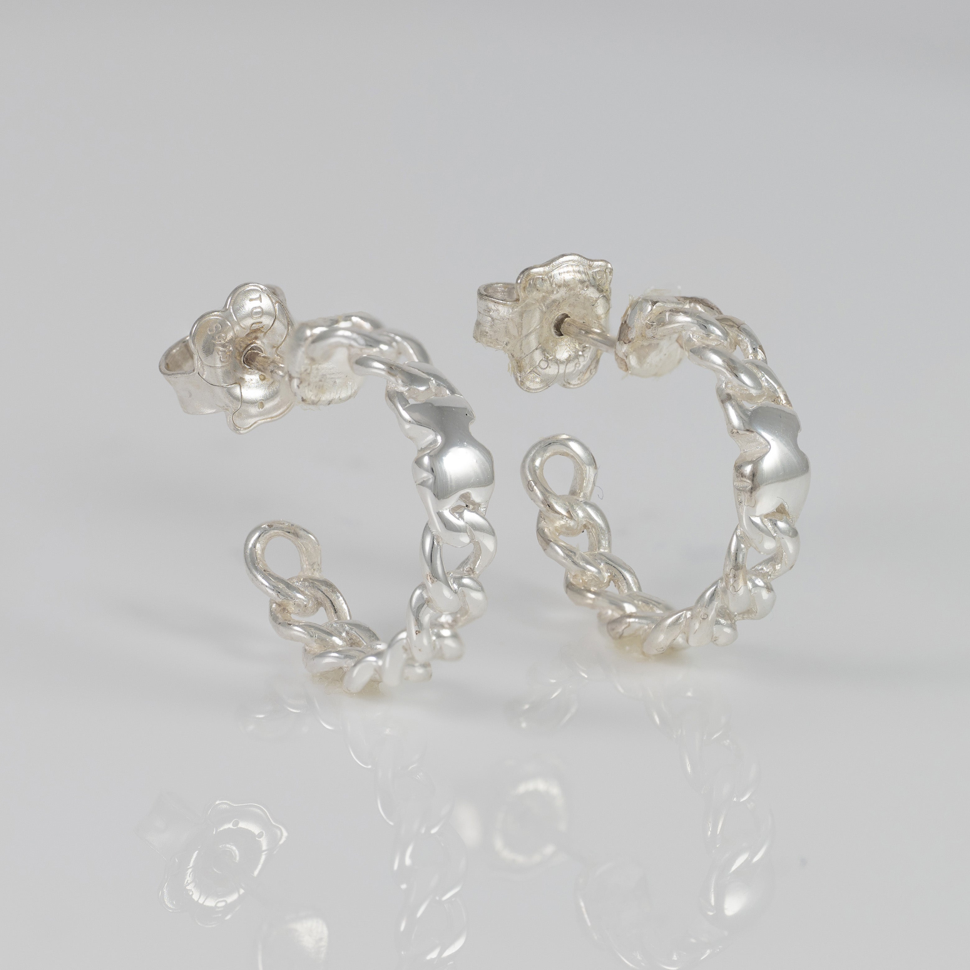Pendientes Tous de aro cortos en plata 925  motivo osos Bold Motiff