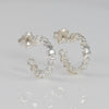 Pendientes Tous de aro cortos en plata 925  motivo osos Bold Motiff