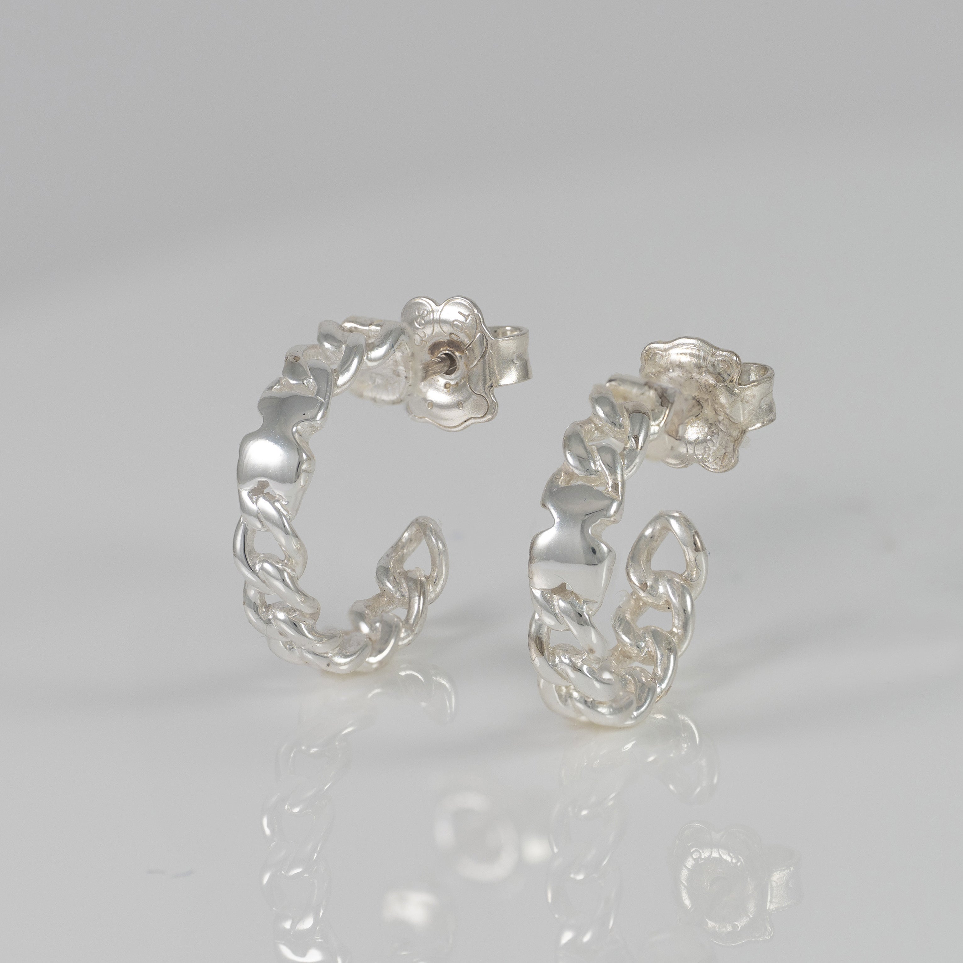 Pendientes Tous de aro cortos en plata 925  motivo osos Bold Motiff