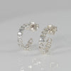 Pendientes Tous de aro cortos en plata 925  motivo osos Bold Motiff
