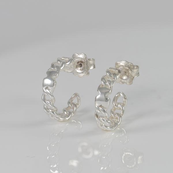 Pendientes Tous de aro cortos en plata 925  motivo osos Bold Motiff