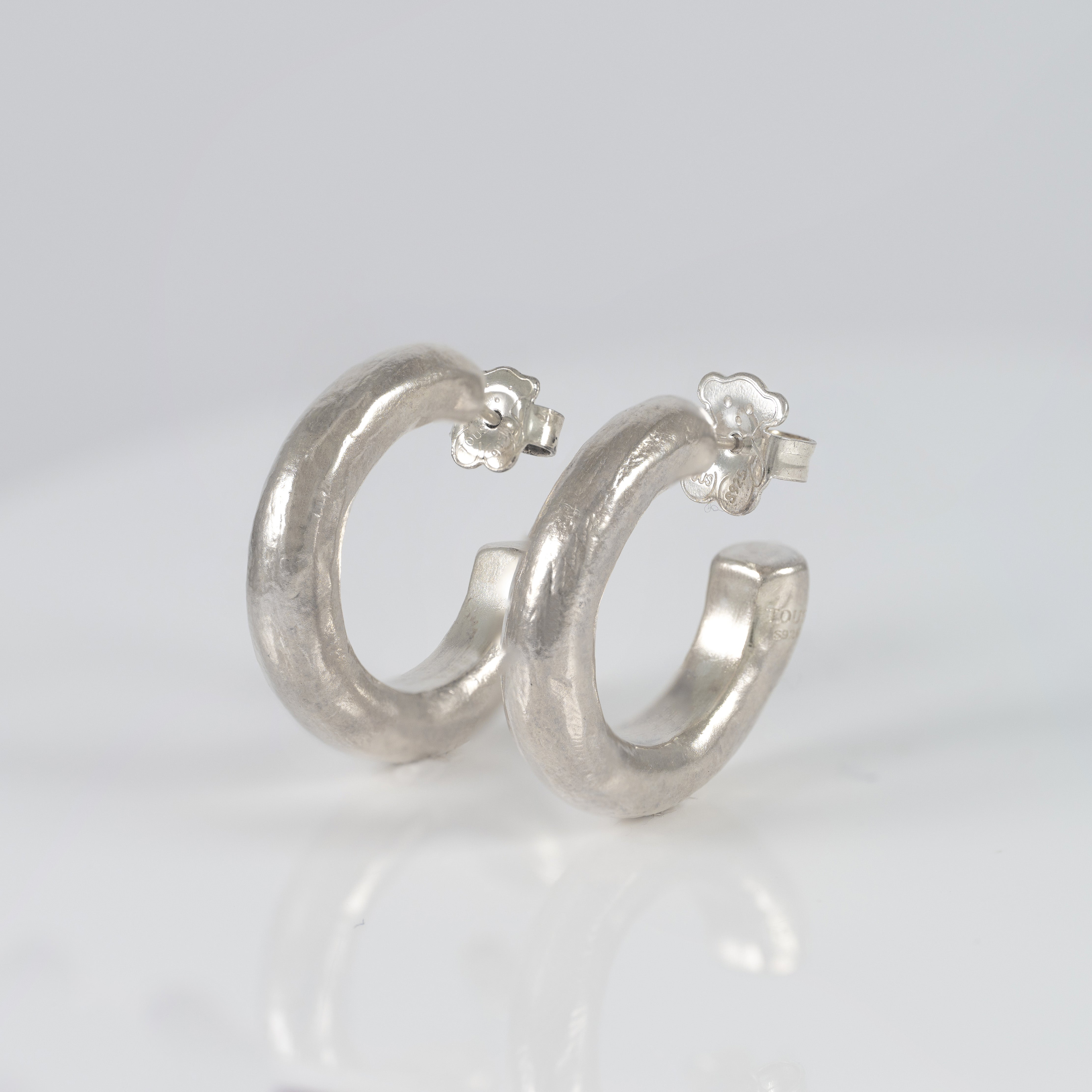 Pendientes Tous de aro de plata 925 Duna Tube