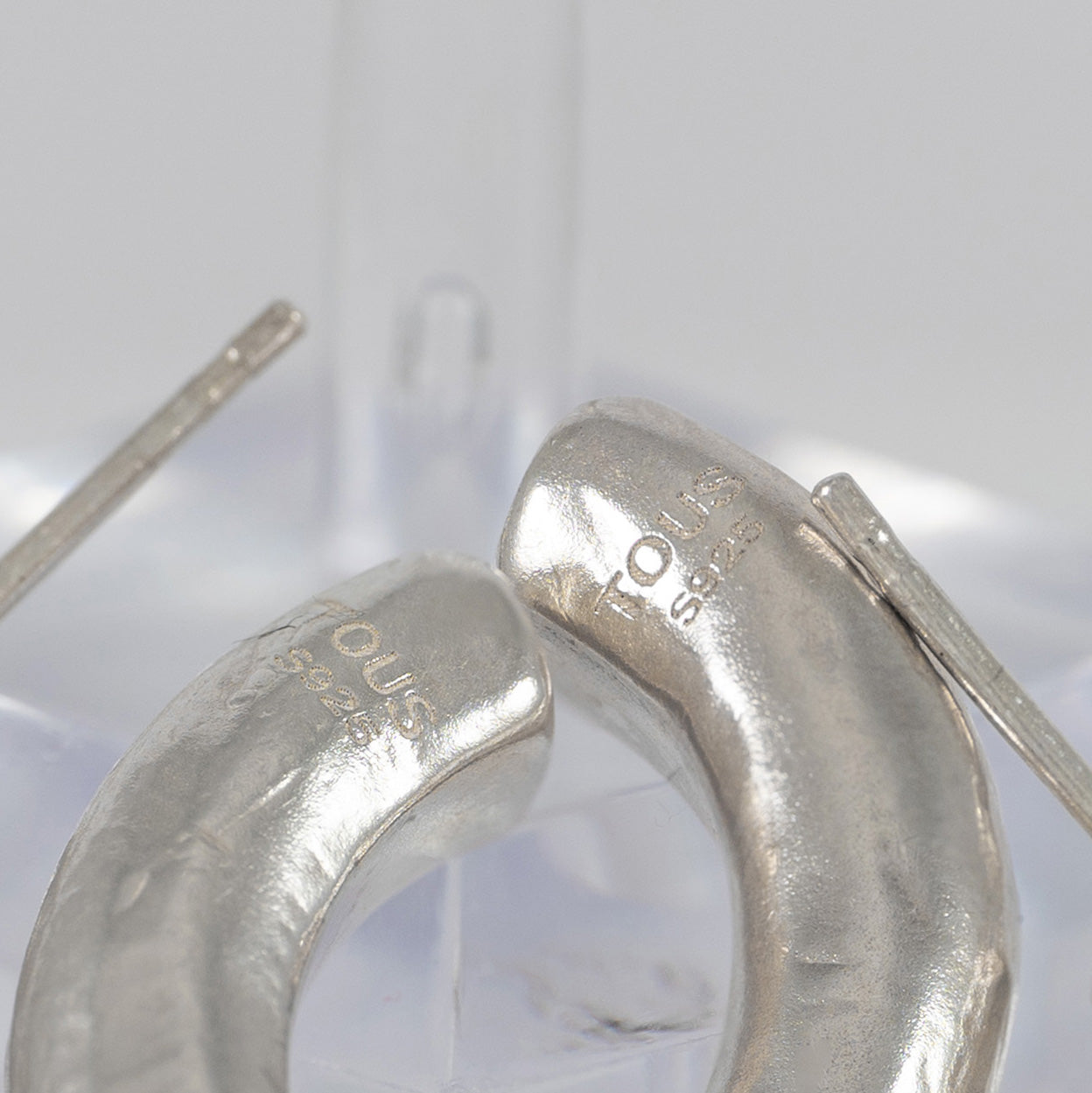 Pendientes Tous de aro de plata 925 Duna Tube