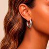 Pendientes Tous de aro de plata 925 Duna Tube
