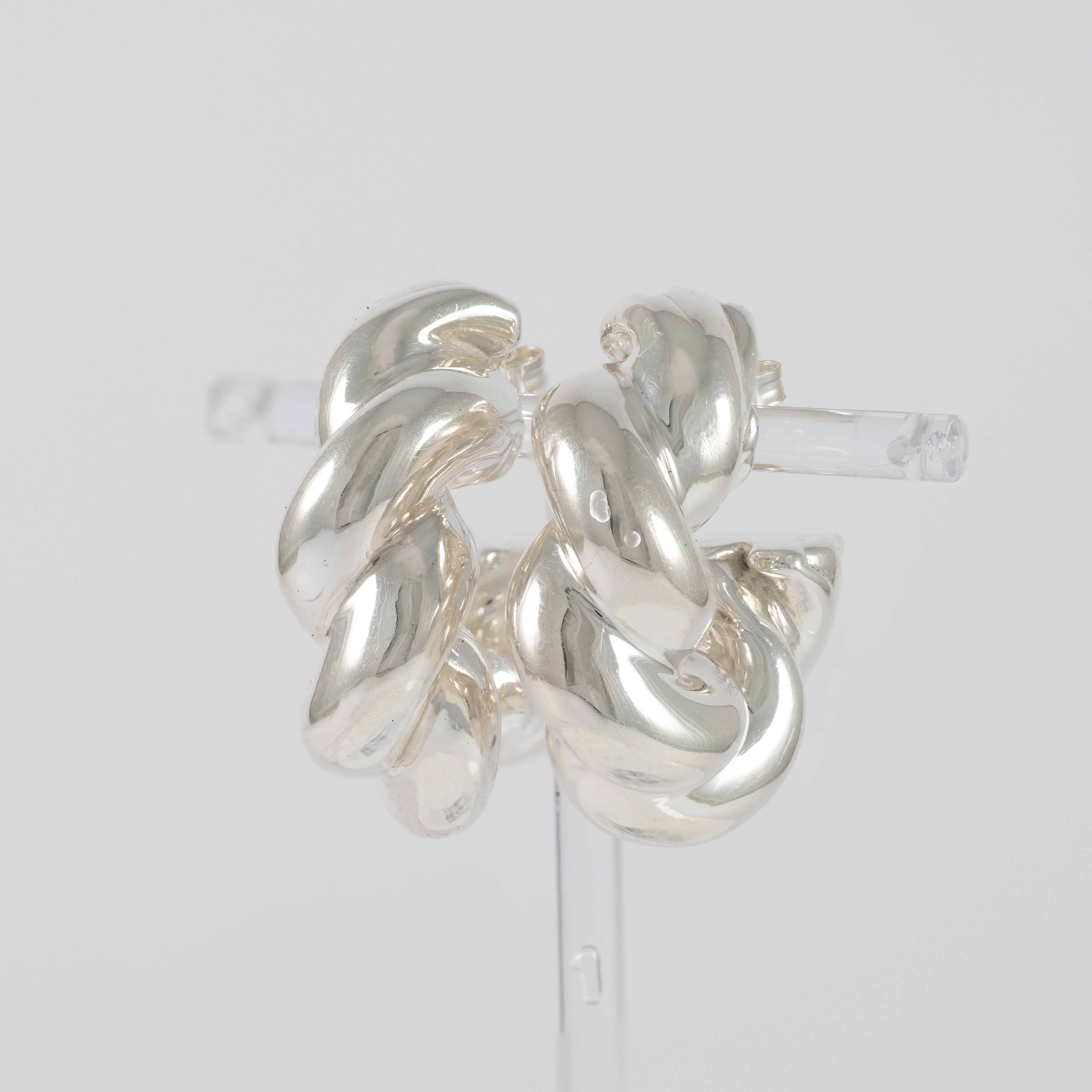 Pendientes Tous de aro en plata 925  Twisted