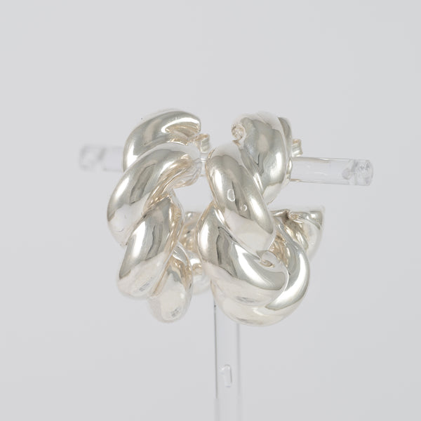 Pendientes Tous de aro en plata 925  Twisted