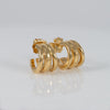 Pendientes Tous piercing fellow de triple aro bañados en oro 18 kt sobre plata