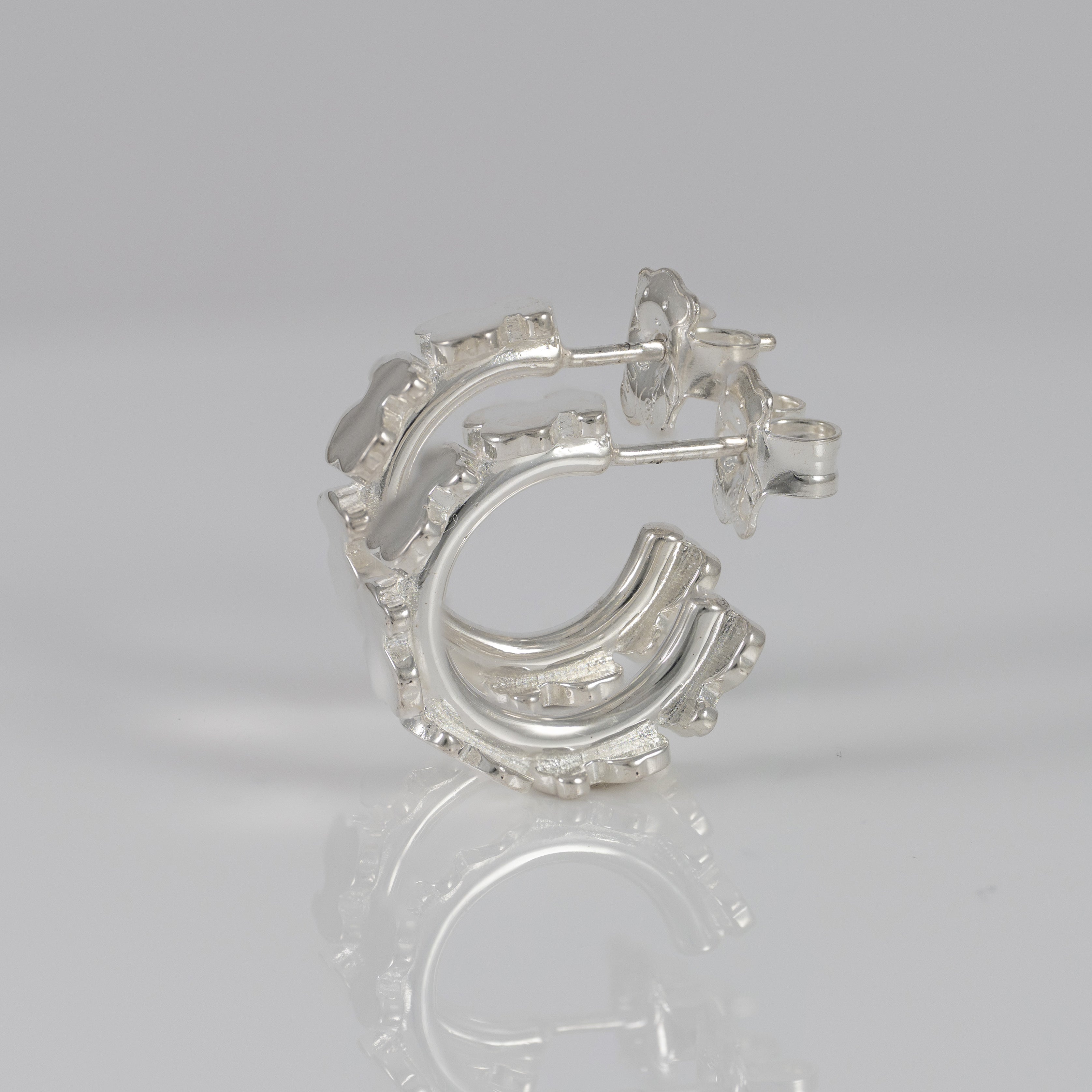 Pendientes Tous de aro en plata 925 motivo osos Carrusel