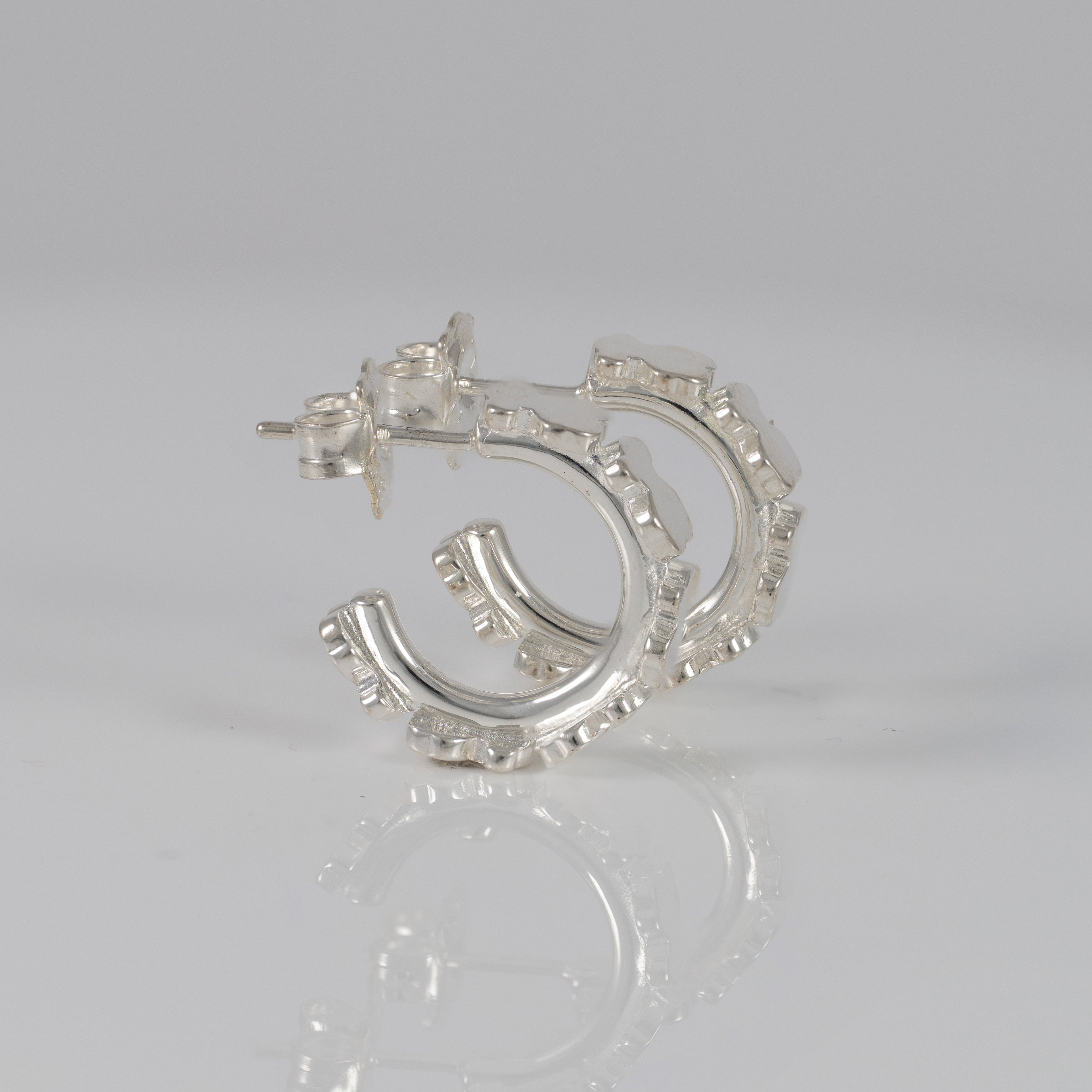 Pendientes Tous de aro en plata 925 motivo osos Carrusel
