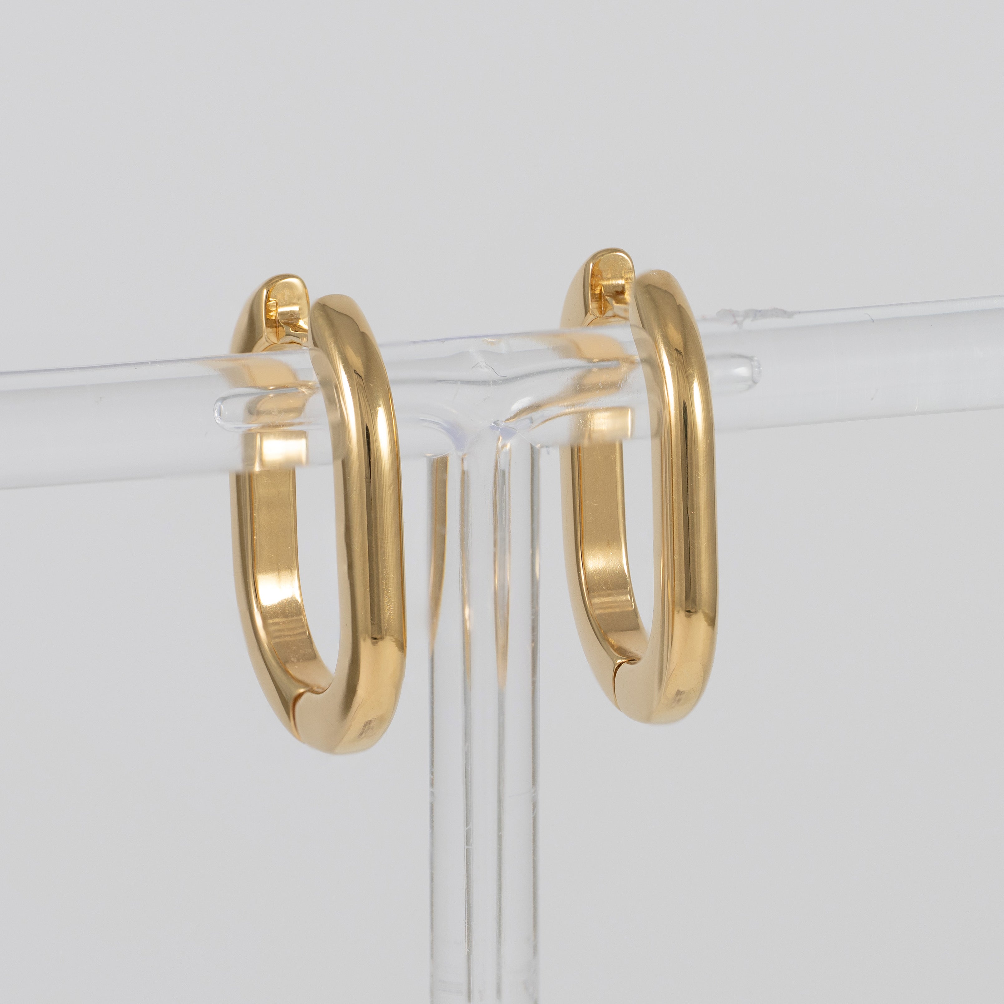 Pendientes Tous de aro con baño de oro 18k Basics