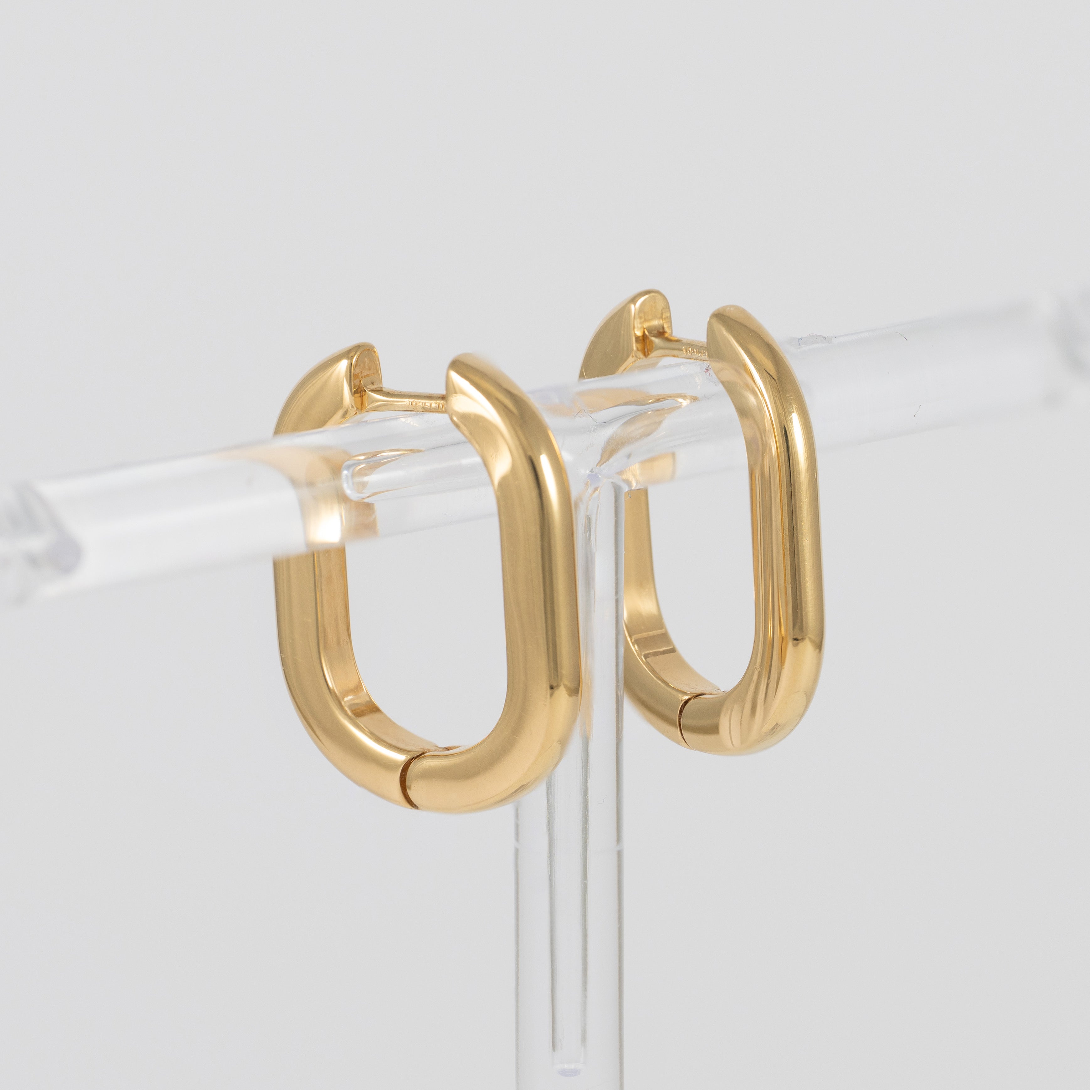 Pendientes Tous de aro con baño de oro 18k Basics
