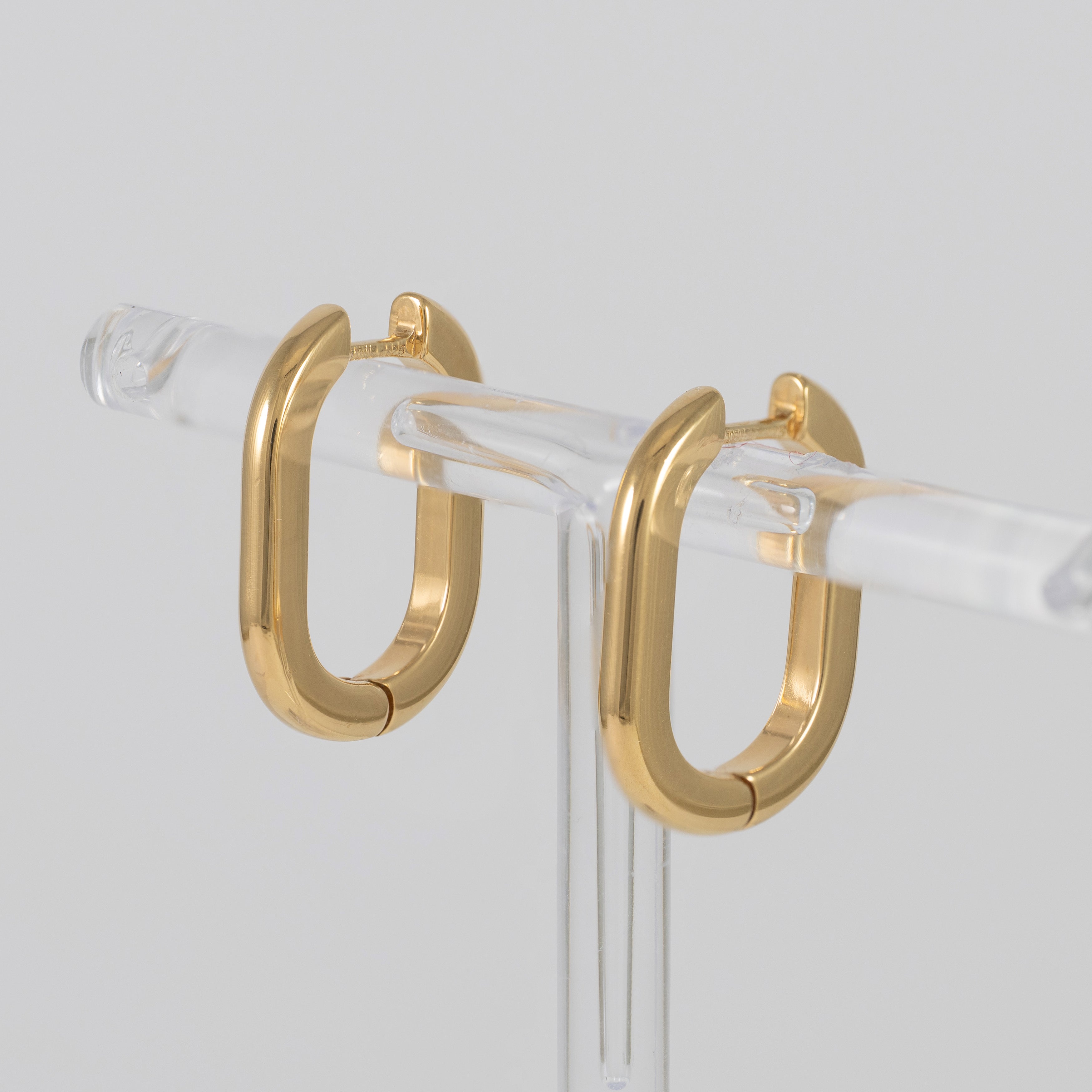 Pendientes Tous de aro con baño de oro 18k Basics