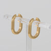 Pendientes Tous de aro con baño de oro 18k Basics