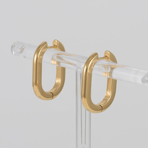 Pendientes Tous de aro con baño de oro 18k Basics