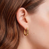 Pendientes Tous de aro con baño de oro 18k Basics