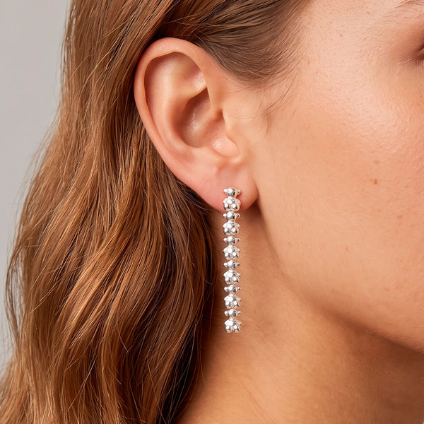 Pendientes Tous largos en plata 925 Bold Bear
