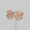 Pendientes Tous con baño de oro rosa 18k sobre plata Rubric