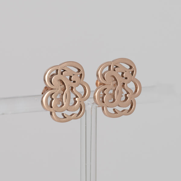 Pendientes Tous con baño de oro rosa 18k sobre plata Rubric