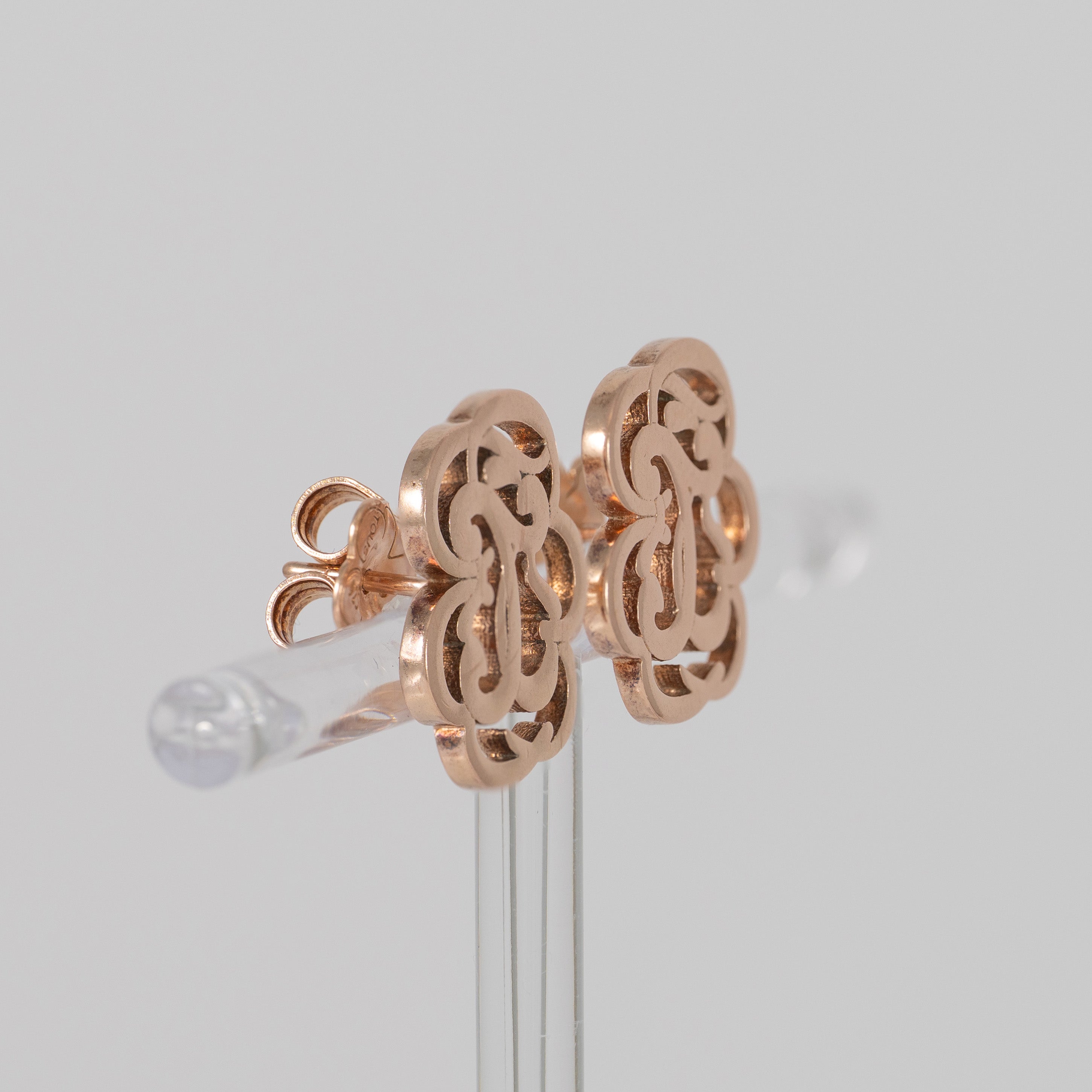 Pendientes Tous con baño de oro rosa 18k sobre plata Rubric