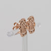 Pendientes Tous con baño de oro rosa 18k sobre plata Rubric