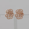 Pendientes Tous con baño de oro rosa 18k sobre plata Rubric